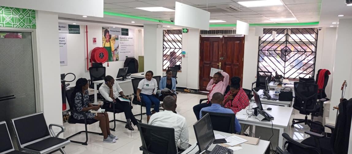 Kingdom Bank Embu CBD — Back office and service areas