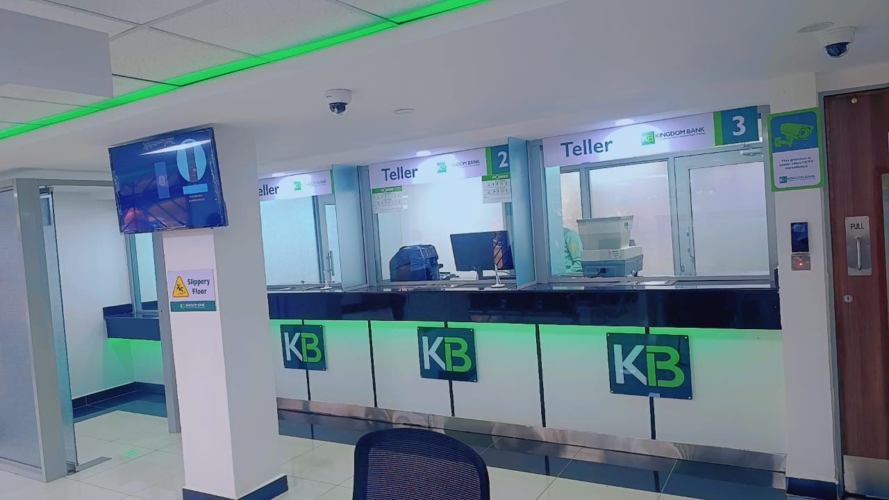 Kingdom Bank — Kariobangi North Branch — Banking hall fit-out