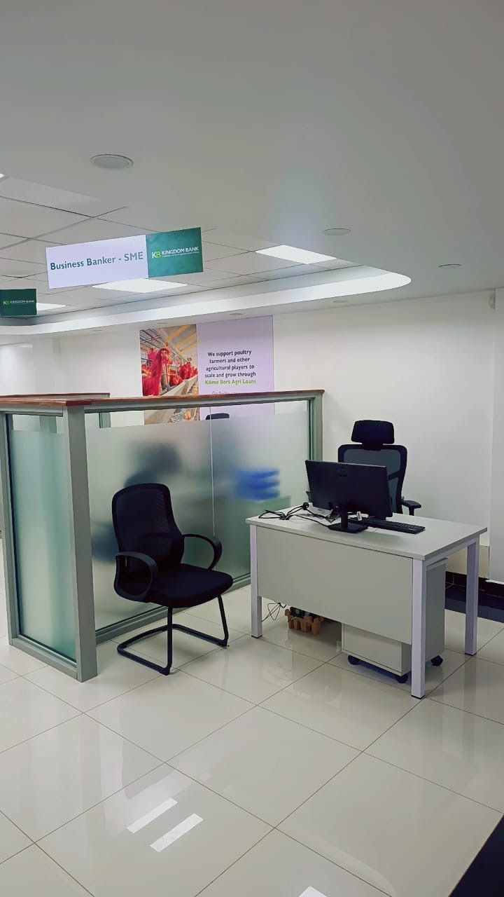 Kingdom Bank Kariobangi North — Interior finishes and ceiling